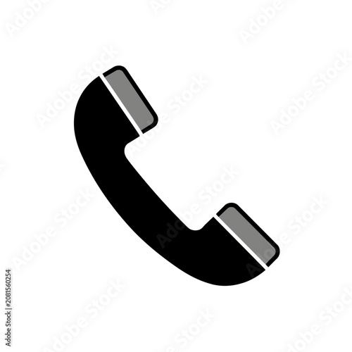 Telephone receiver icon
