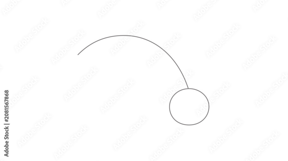 Naklejka premium Minimal hanging Ramadan lamp vector icon with delicate crescent curve, clean thin line Islamic ornament, festive lantern silhouette, elegant scalable illustration for Eid decor on white