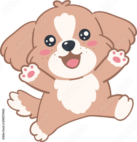 Dog Cartoon Cute Puppy Character Design