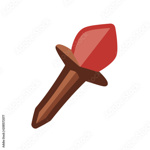 Red Torch Icon