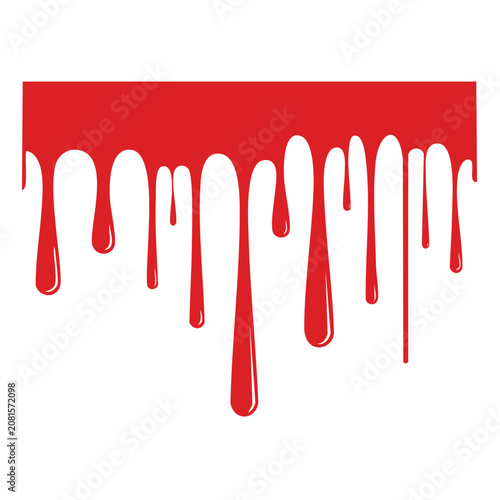 Red Liquid Dripping