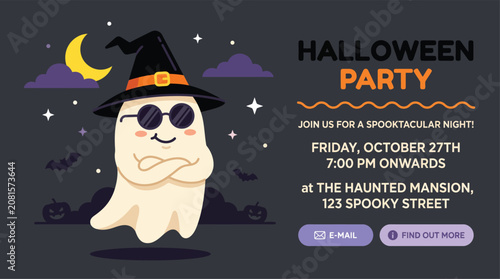 Spooktacular Halloween Party Invitation