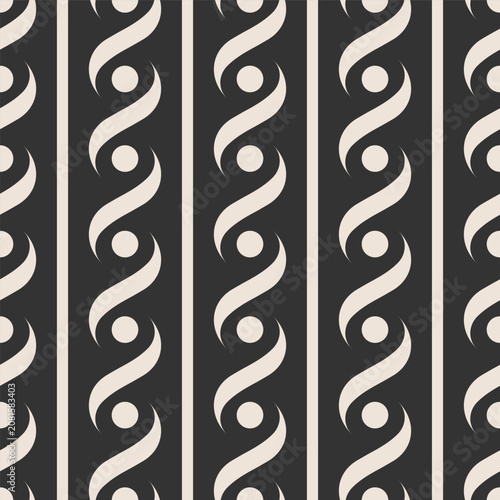 Seamless vector geometric pattern. Retro print for fabric cover background