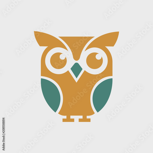 Minimalist Owl Logo Design
