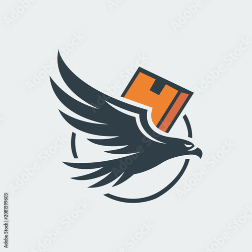 Flying Eagle Courier Delivery Service Logo