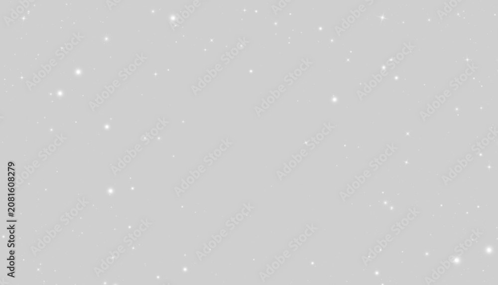 Fototapeta premium Magical glowing particle overlay. Shiny gold sparkle dust floats on transparent background. Holiday bokeh texture for festive posters, cards, and invitations.