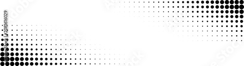 Dot corner pattern, halftone gradient square