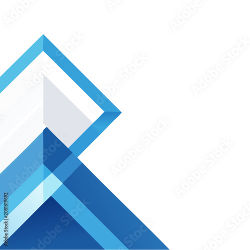 Abstract geometric mountain vector design