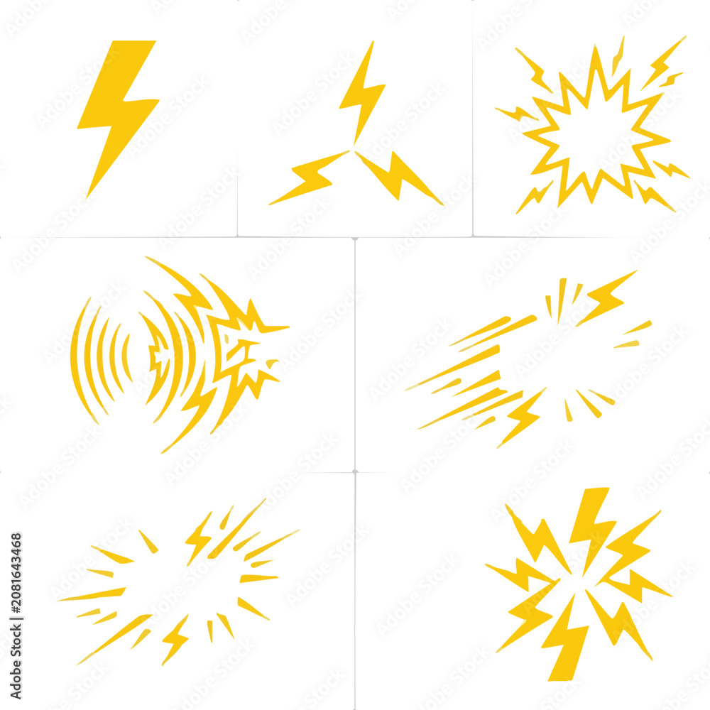 Obraz premium set of weather icons
