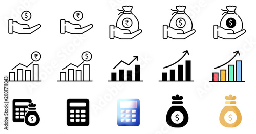 finance Icon set