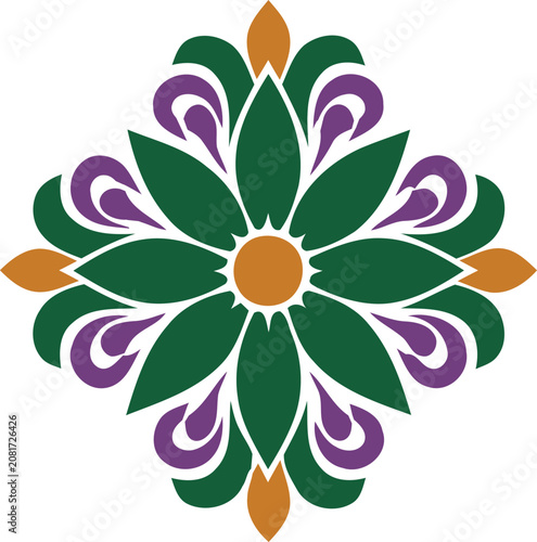 Ornamental Floral Mandala Decorative Vector Pattern Design