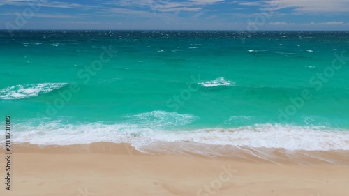 Aerial view of kenting national park and beautiful beach, Taiwan