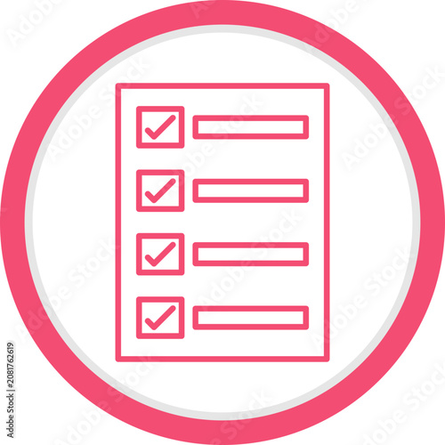 Filling Ballot Paper Icon