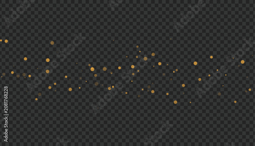 Golden sparkling stars shining vector illustration