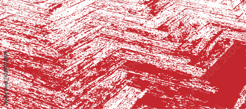 Abstract red brush stroke texture on a clean white background for artistic creative projects and design overlays.