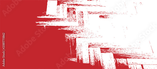 Abstract red brush stroke texture on a clean white background for artistic creative projects and design overlays.