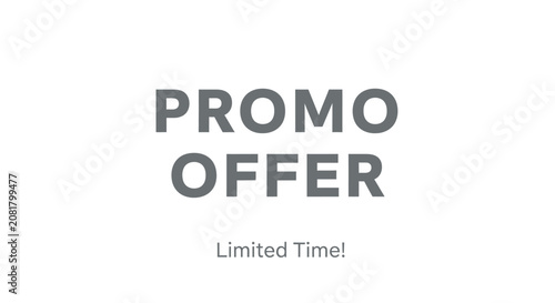 Promotional offer with limited time discount.