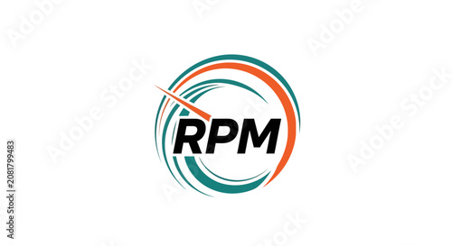 RPM logo with circular design.