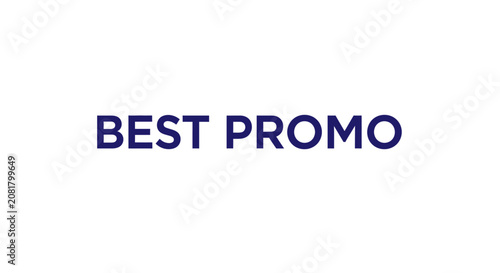 Promotional material with best offer text.