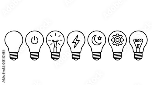 set of light bulbs