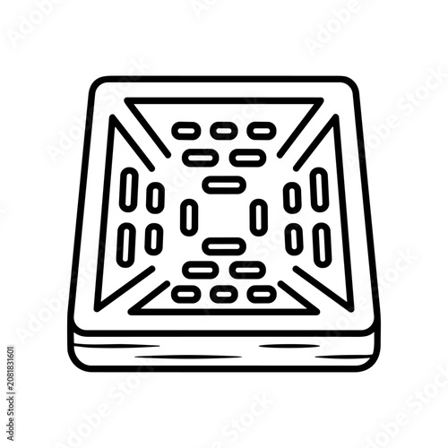 Barcode Scanner Device Icon Design.
