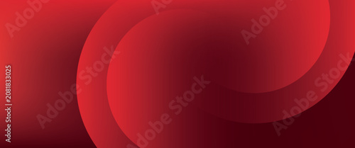 Aesthetic Abstract red gradient shapes background. Eps10 vector illustration