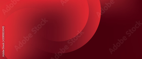 Aesthetic Abstract red gradient shapes background. Eps10 vector illustration