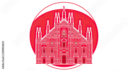 Foto Milan Cathedral Duomo di Milano Italian Gothic Architecture Icon