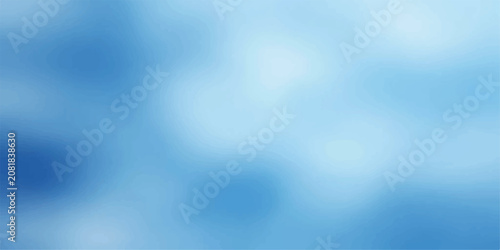 Fotografía Bright blue sky with fluffy white clouds abstract cloudscape background nature s