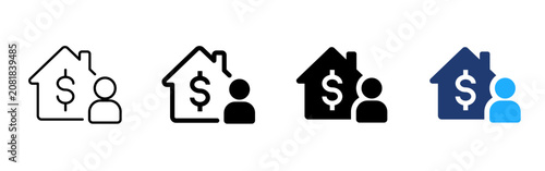 Εκτύπωση καμβά Property owner icon