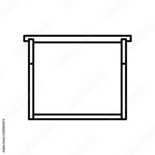 Simple Metal Table Frame Structure.