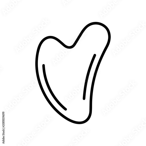 Tooth Dental Simple Line Drawing.