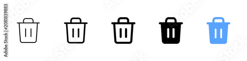 Obraz na płótnie Trash can icon