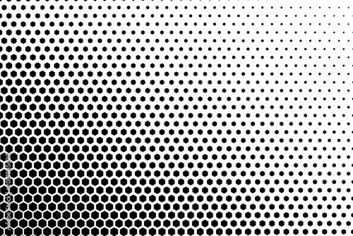 Obraz na płótnie Hexagone pattern art simple fade