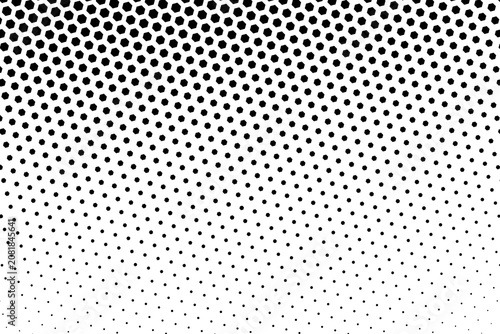 Quadro su tela Hexagone pattern art simple fade