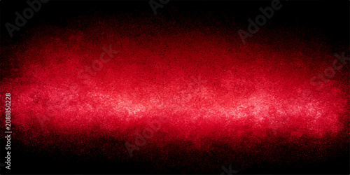 Red abstract grunge background with light rays, textured vintage paper wall backdrop, dark black accents, vector illustration design pattern, Christmas card wallpaper art