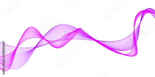 Abstract business background with flowing purple and pink line waves