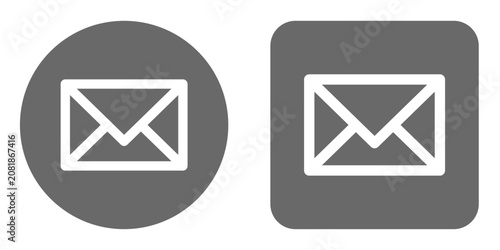set of vector e mail icons