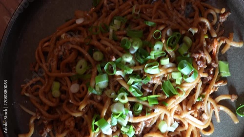 Plats asiatique dans un restaurant