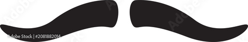 Photos moustache black graphic