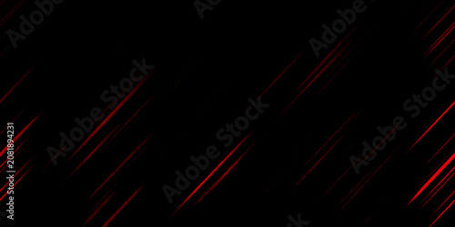 dynamic red diagonal streaks on a solid black background with subtle light effects.