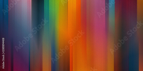 Dynamic vertical striped abstract background with rainbow color gradients and subtle textured grain for modern graphic art design.