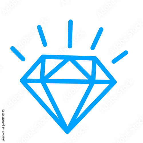 Diamont icon vector