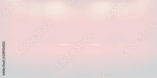 Cuadro en lienzo Abstract Pink Bokeh Sky Background with Sunset Clouds Orange Blue Light Dreamy C