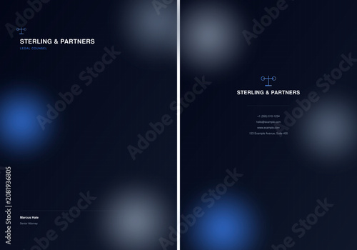 Modern Automotive Business Card Template with Dark Grid Background and Vibrant Mesh Gradient Blur Accents