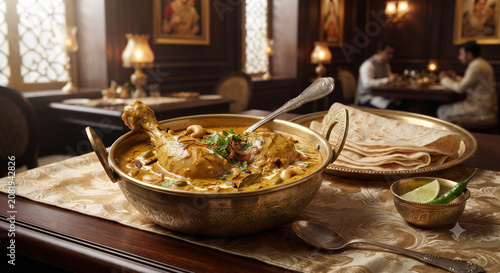 Traditional Chicken Chap with Rich Mughlai Bengali Gravy