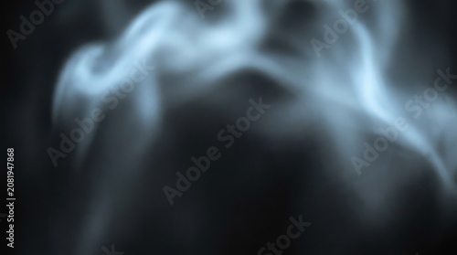 Soft blue abstract blur with gentle light glow