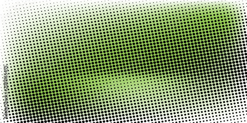 Bild auf Leinwand Green halftone dot background featuring a soft gradient and retro pop-art texture, ideal for posters, web headers, packaging, and modern graphic design projects seeking a dotted, vintage look