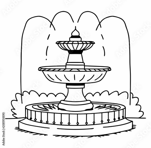 wedding cake vector illustration