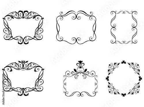 Vintage Ornamental Decorative Frames Collection